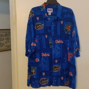 University of Florida Gator shirt sz XXL 100% rayon